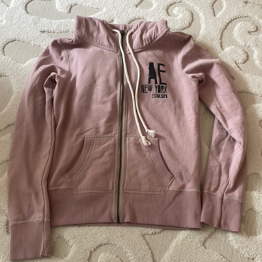 American Eagle hooded full zip sweatshirt